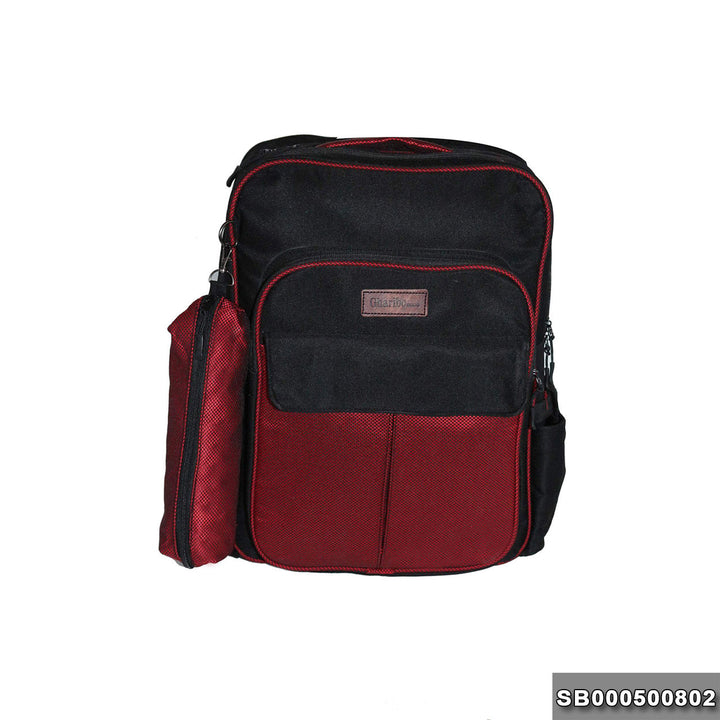 School backpack model 5 Brilliant colors red