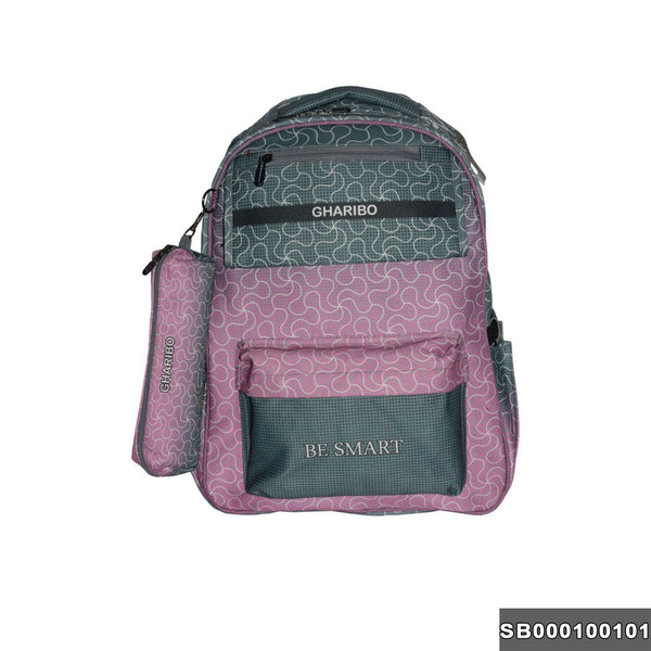 School backpack model 1 be smart purple