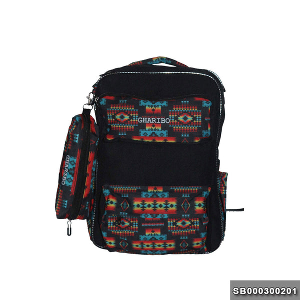 School backpack model 3 Motif black