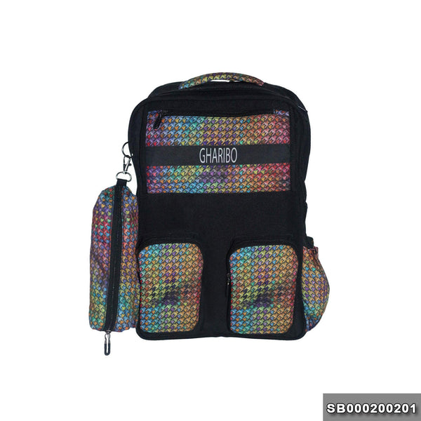 School backpack model 2 black