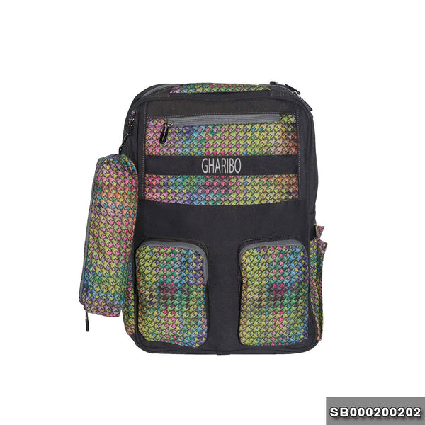 School backpack model 2 gray