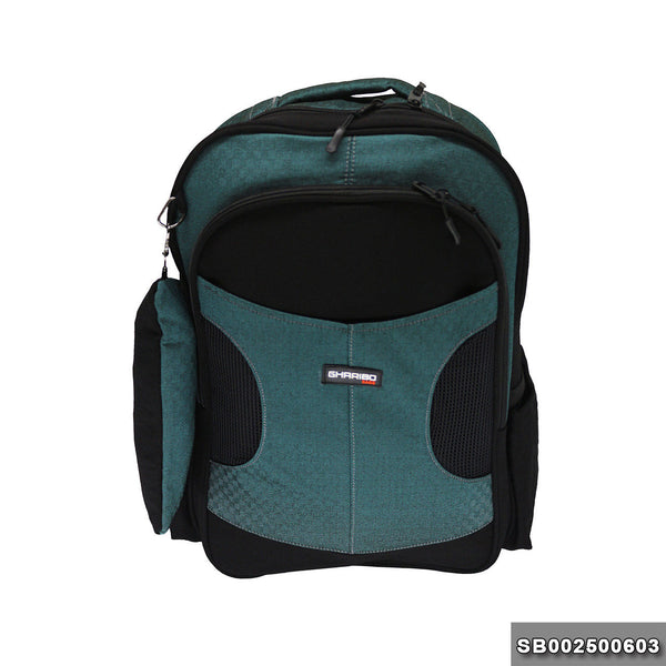 School backpack model 25 Solid blue