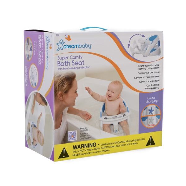 Dreambaby Deluxe Bath Seat With Heat Sensor