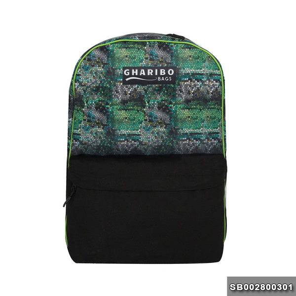 Sport backpack model 28 Mosaic green