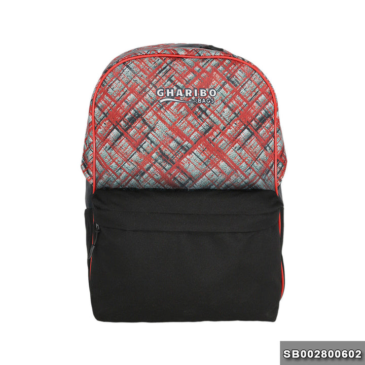 Sport backpack model 28 cross lines brown