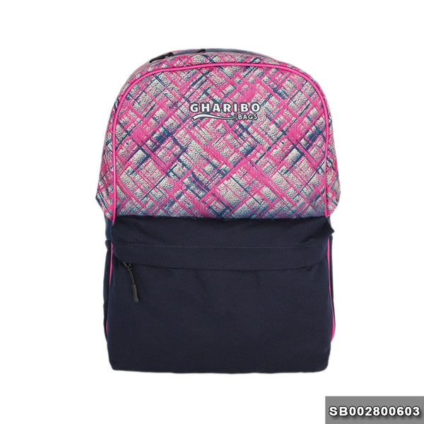 Sport backpack model 28 cross lines purple