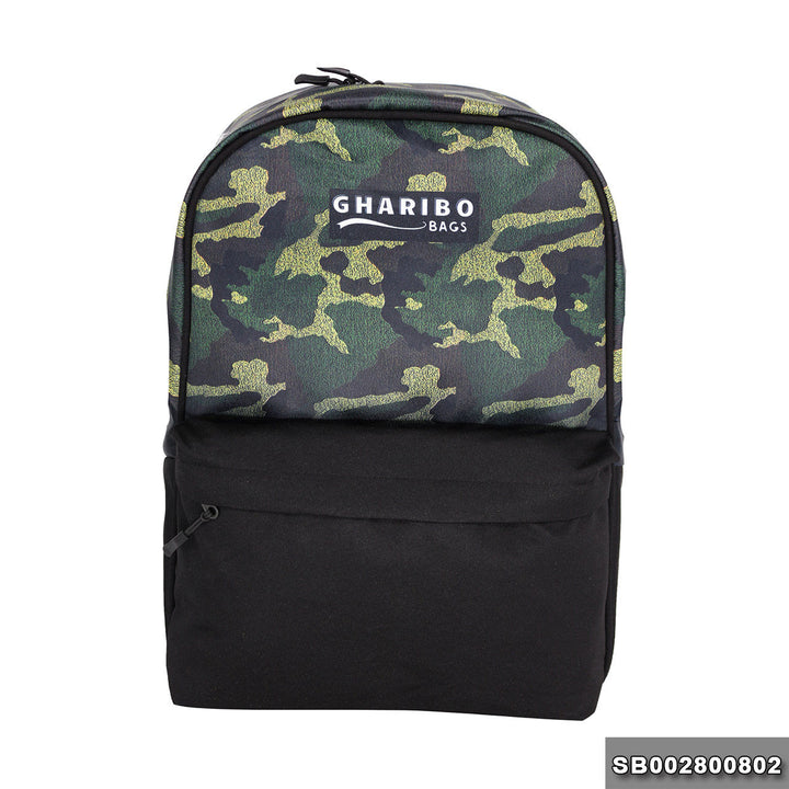 Sport backpack model 28 camouflag green