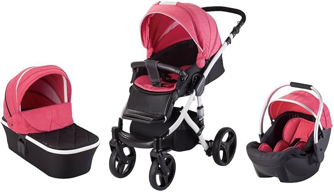 Infinity 3 Piece Stroller With Special Features For Baby | Pink