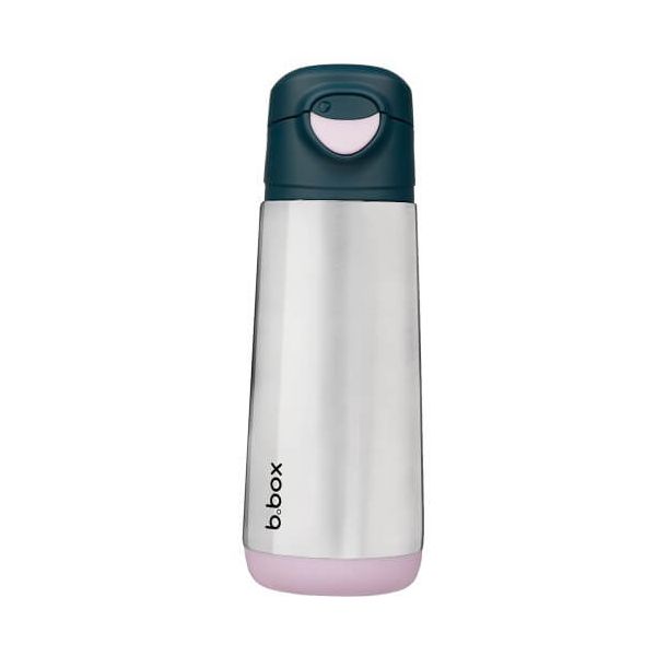 B.Box 500Ml Insulated Sport Spout Bottle - Indigo Rose