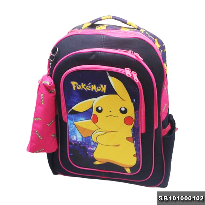 School backpack Size 17 Bokemon model 10-24 navy