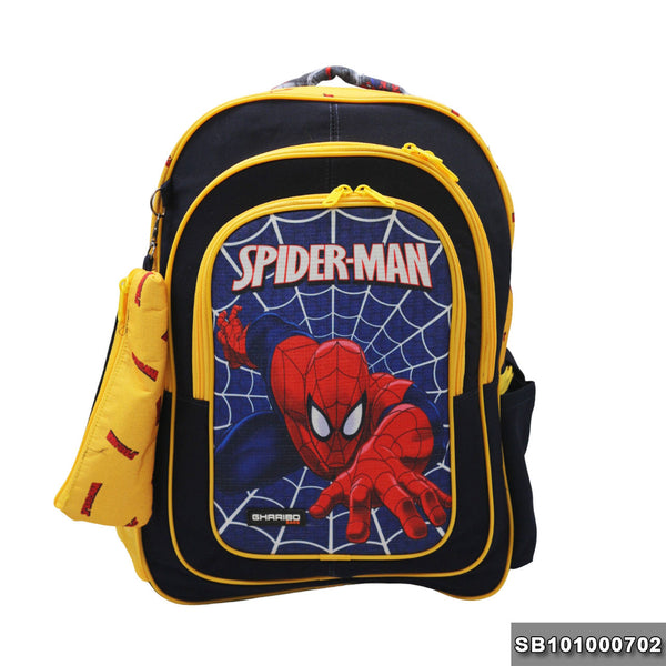 School backpack Size 17 SpiderMan2 model 10-24 black