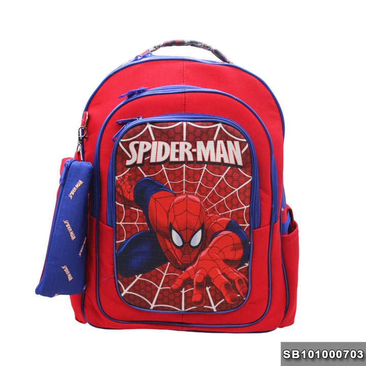 School backpack Size 17 SpiderMan2 model 10-24 red