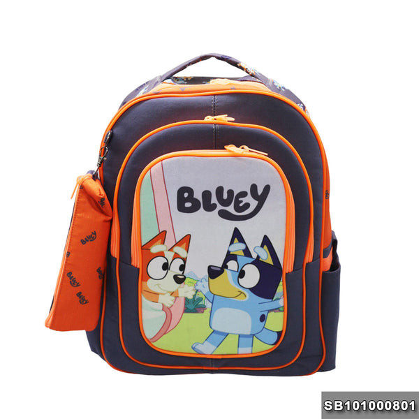 School backpack Size 17 Bluey1 model 10-24 black