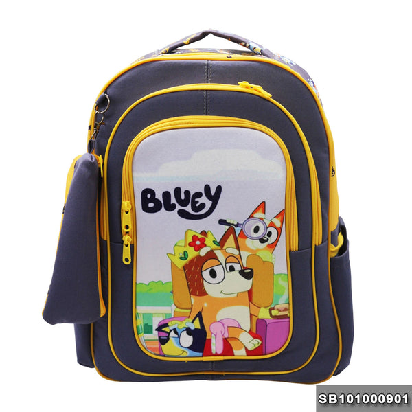 School backpack Size 17 Bluey2 model 10-24 gray