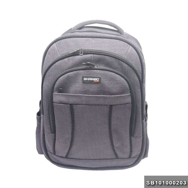 School backpack model19-2024 Size18 Solid gray