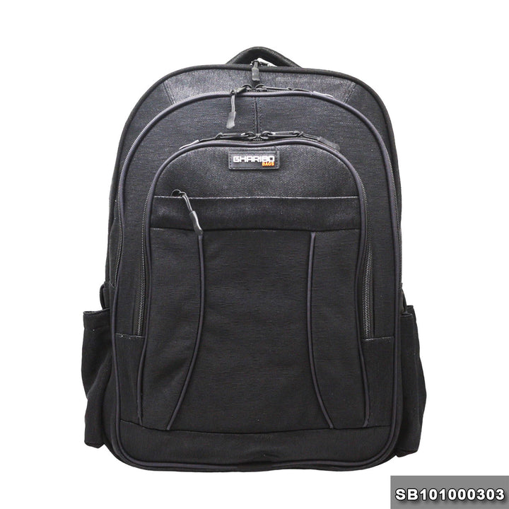 School backpack model19-2024 Size18 Solid black