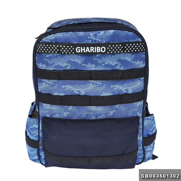 Sport backpack with one hand model 35 Size 18 Army Camouflage blue