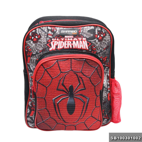 School backpack Size 13 SpiderMan model 3-24 black