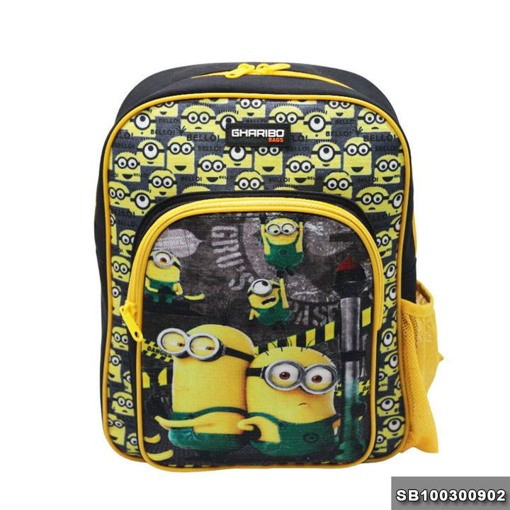 School backpack Size 13 Minions model 3-24 black