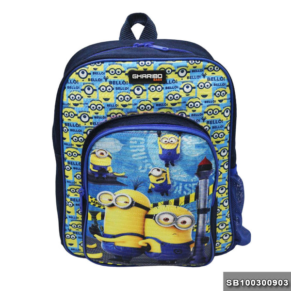 School backpack Size 13 Minions model 3-24 navy