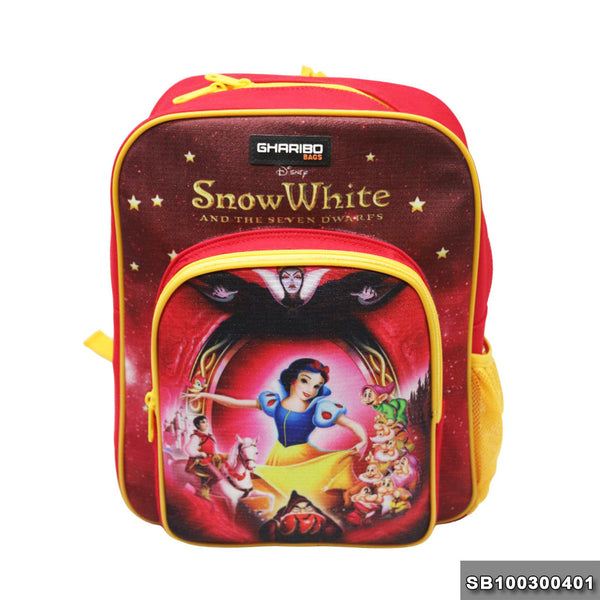 School backpack Size 13 SnowWhite model 3-24 red