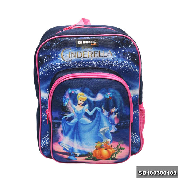 School backpack Size 13 Cinderlla model 3-24 navy