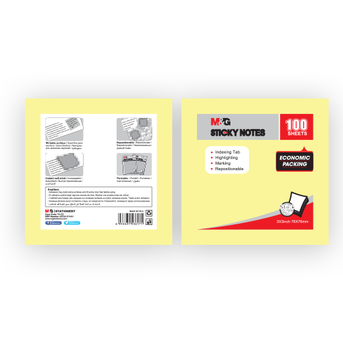 <p>
The M&G Post-Lite No. YS-222 is a versatile sticky note pad that provides an efficient way to post reminders, organize thoughts, and more. This sticky note pad features a durable paper material, a 3x3 inch size, and 100 sheets. The adhesive material on the back of each page allows you to securely attach the notes to any surface. The bright yellow color of the notes makes them easy to identify and read. This sticky note pad is perfect for home or office use and makes a great addition to any desk.</p><p s