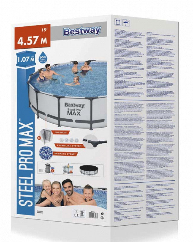 Toy&Joy Bestway Steel Pro Max 4.57M X 1.07M Pool Set