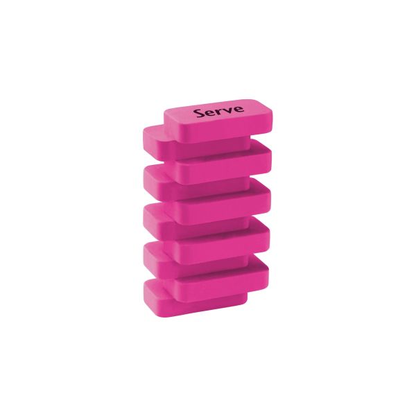 Serve Steps Eraser | Pink