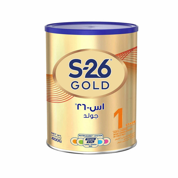 Wyeth S-26 Gold Stage1 Infant Formula Milk 0 To 6 Months - 400 G