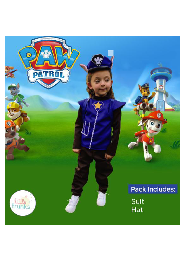 Boy Cost Cha Paw Patrol Blue Size Xs™