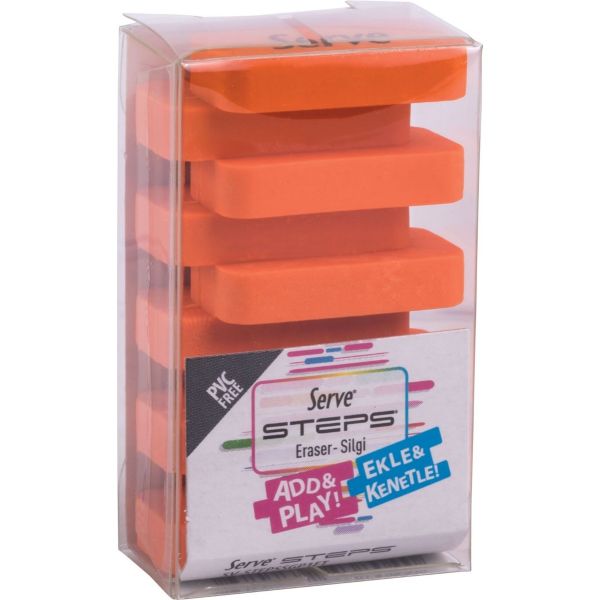 Serve Steps Eraser | Orange