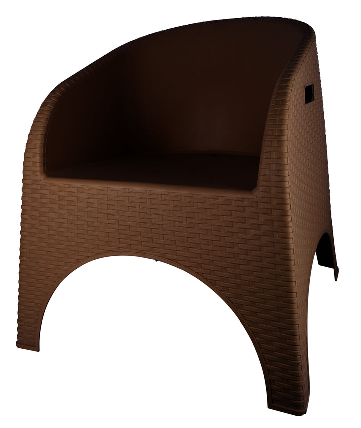 New Arm Chair Rattan  Beige Cafe