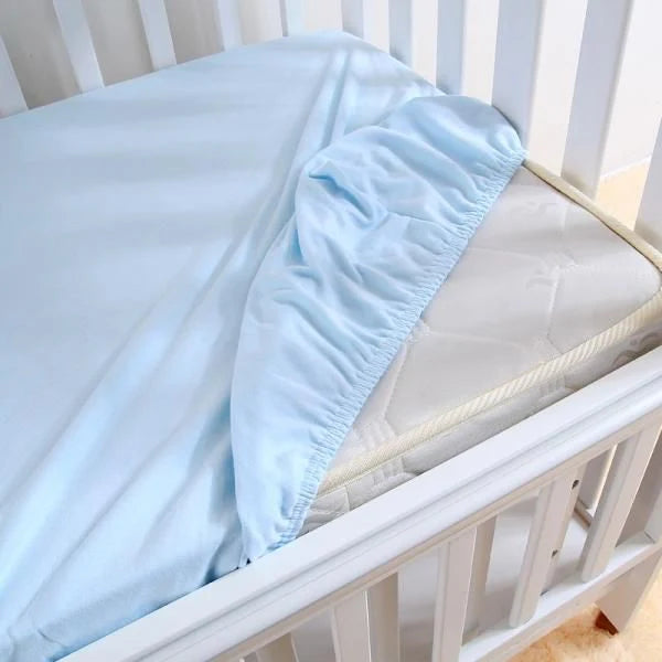 Fitted Crib Sheet 140 x 70 cm | Blue