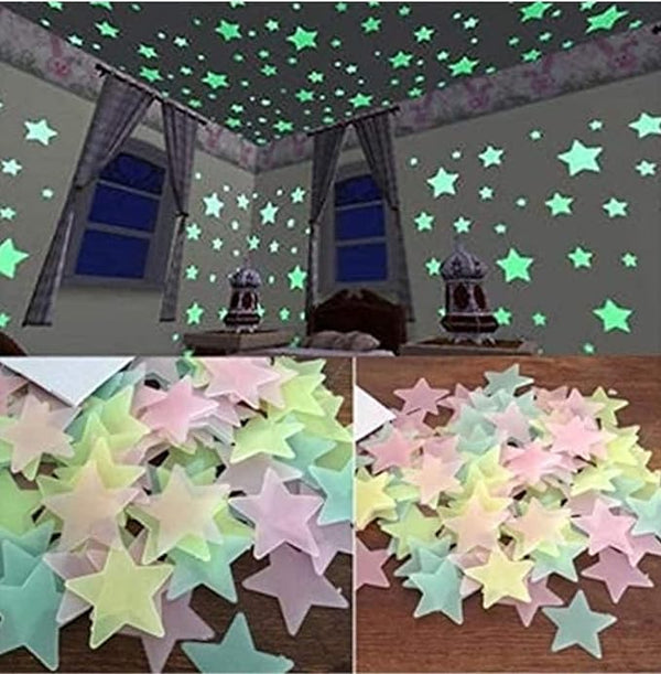 Illuminated Stars And Shapes For Children'S Room | Multi Color