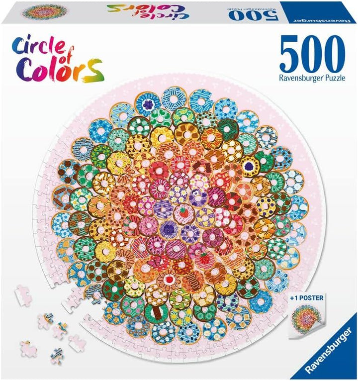 Ravensburger Circle Of Colors. Donuts Puzzle - 500 Pcs