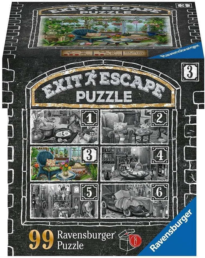 Ravensburger Exit Escape The Winter Garden Puzzle - 99 Pcs