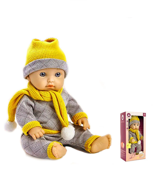 Toy&Joy Baby Doll Toy In Winter Clothes