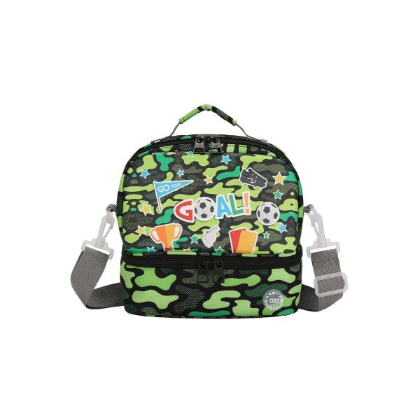 Cubs Football Camo Lunch Bag | Green