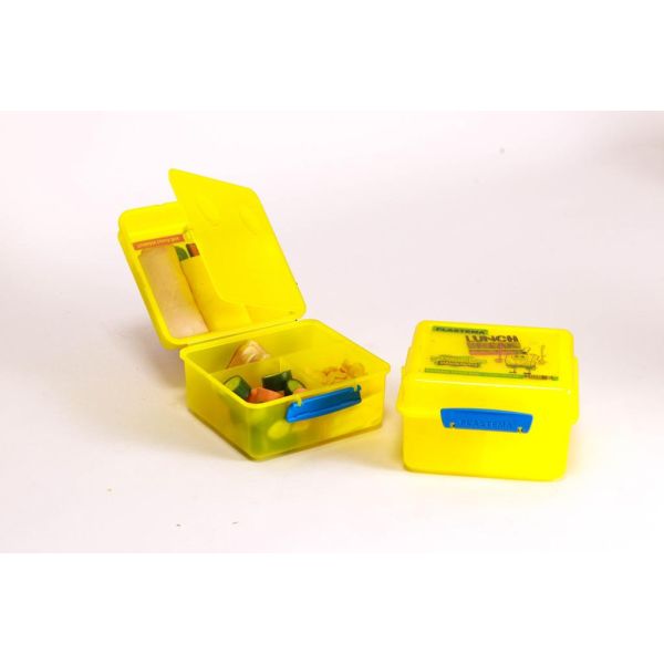 Plastema Foldable Lunch Box | Blue Yellow