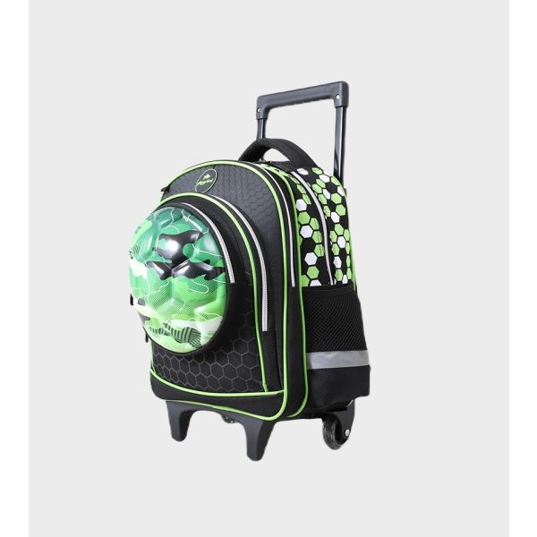 Football Trolley Bag 14 Inch | Black Green