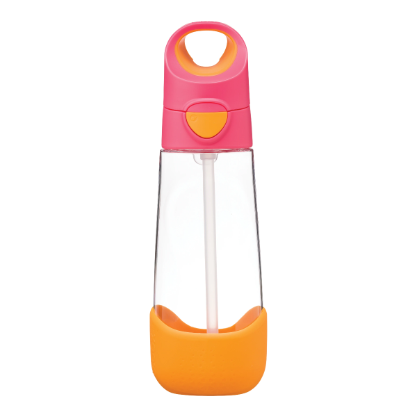 B.Box Tritan Drink Bottle Strawberry Shake 600 Ml | Pink Orange