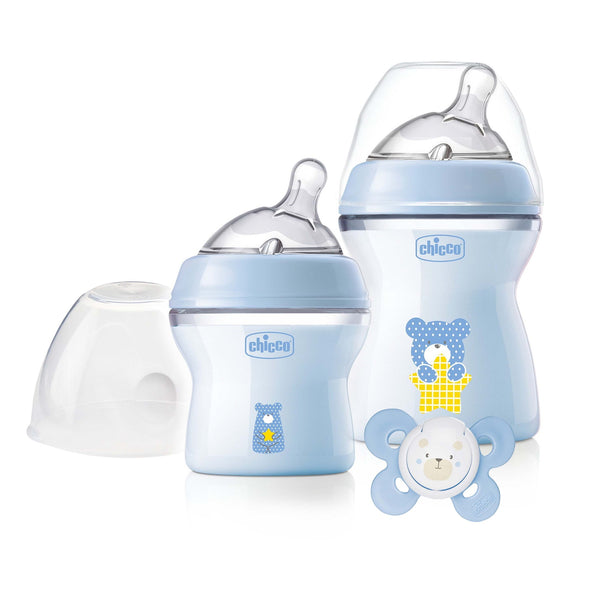 Chicco Natural Feeding Gift Set  Boy