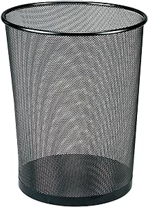 Office Depot Metro Mesh Wire Wastebasket | Black