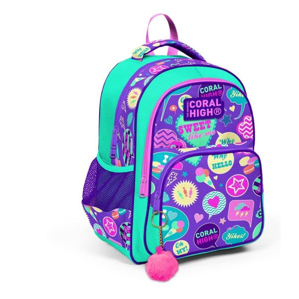 Coral High Water Backpack | Purple