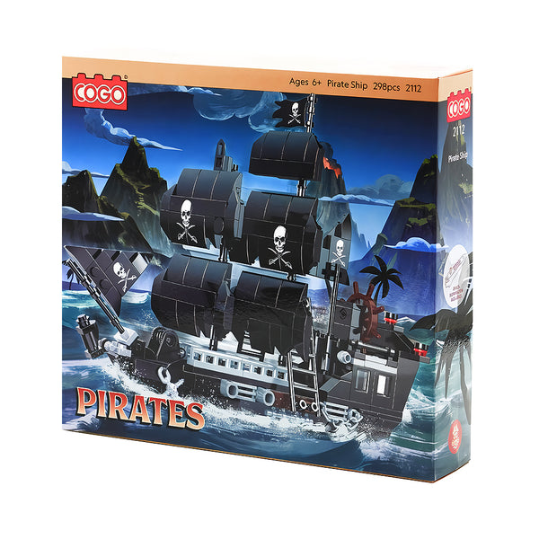 Cogo Educational 298 Pcs Pirates Model 3D Building Block