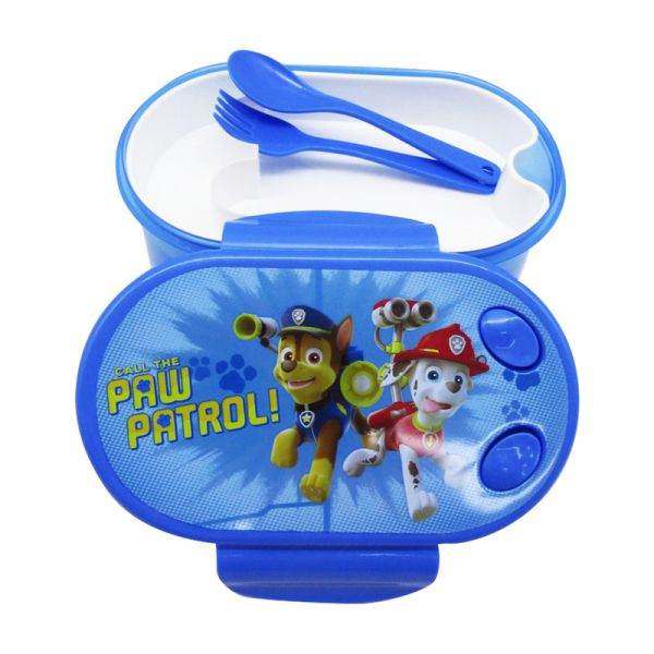 Generic Paw Patrol Oval Lunch Box | Blue