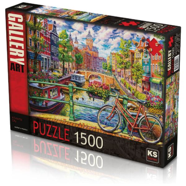 Ks Games A Colorful City Puzzle - 1500 Pcs