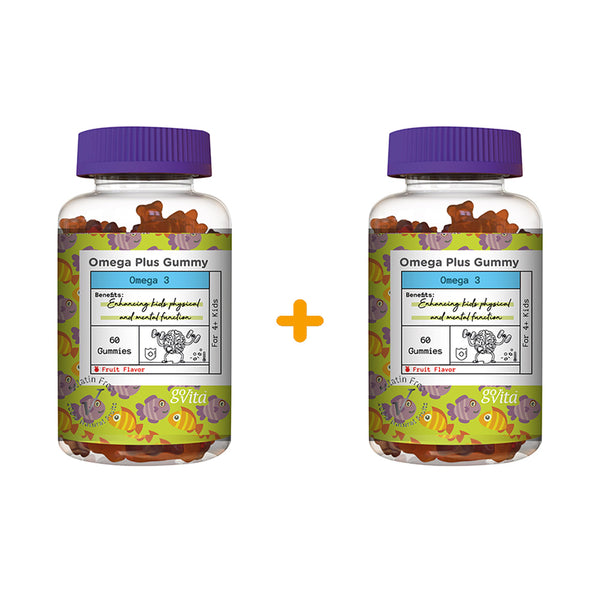 Omega Plus Gummy Kids Vitamins 1+1