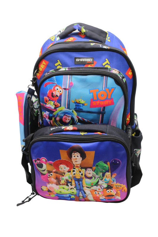 School backpack with lunch bag Size 17 model 32 Toy Story blue